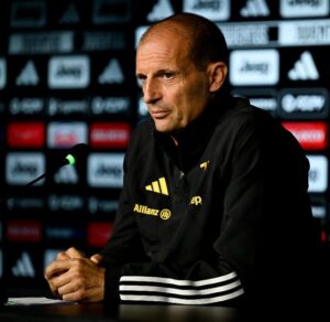 Juventus, Allegri: “Buona gara nonostante l’espulsione, punto importante”