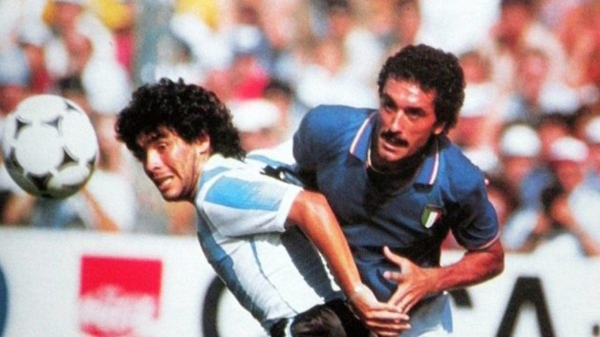 italia argentina 1982 gentile maradona