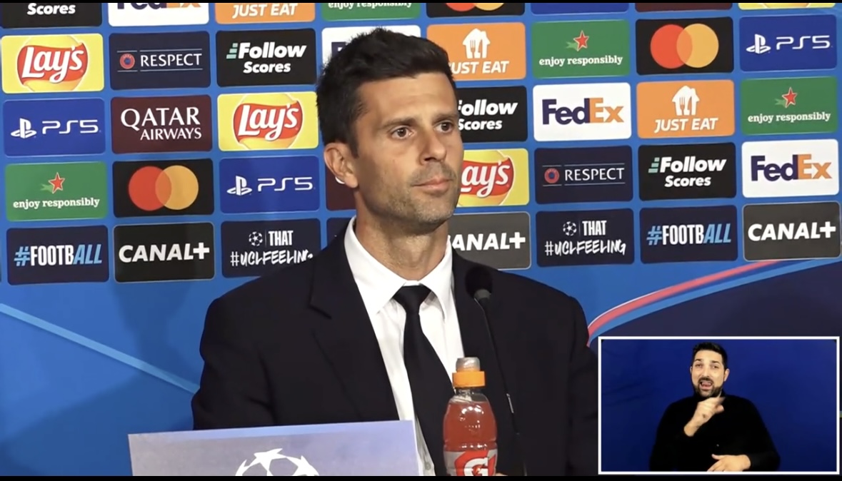 Lille-Juventus, Thiago Motta: “Credo al 200% nella mia filosofia. Domani affrontiamo un avversario in fiducia ma anche noi stiamo bene”